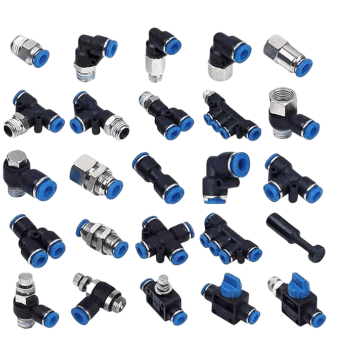 Pneumatic one-touch fittings